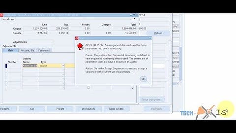APP FND 01702 Sequence error - Assignment Does not Exist || Oracle EBS R12 ||TechAxis - Solutions