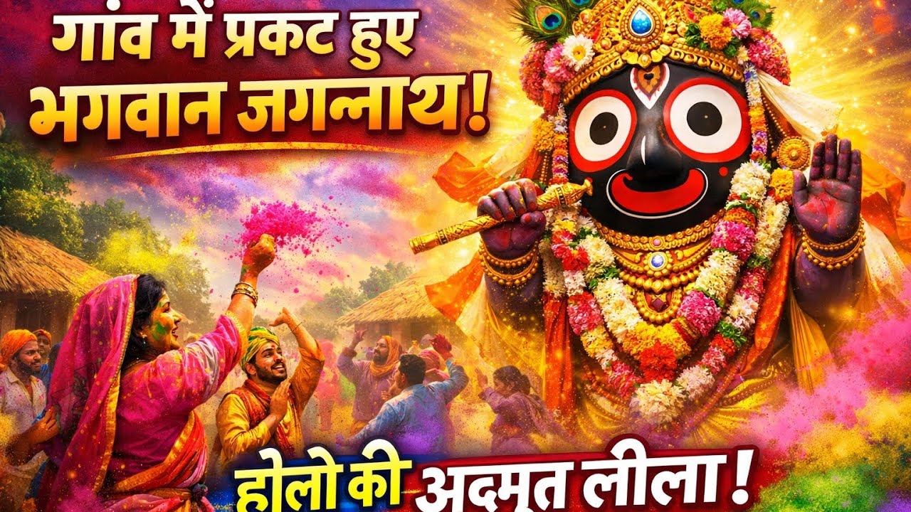 गाँव में प्रकट हुए भगवान जगन्नाथ | होली की अद्भुत लीला | Jagannath Puri Story🙏🏻🙏🏻🙏🏻🙏🏻
