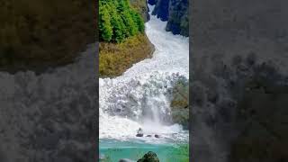 Celebrity Massive Avalanche Meets a river Spectacular and Surreal Natural Phenomenon #avalanche #nature #crazy Net Worth