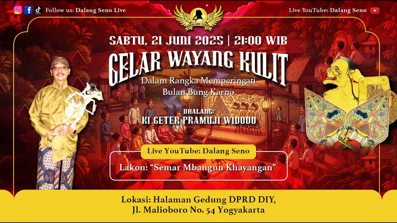 #LiveStreaming Wayangkulit Ki Geter Pramuji Widodo - SEMAR mBANGUN KHAYANGAN