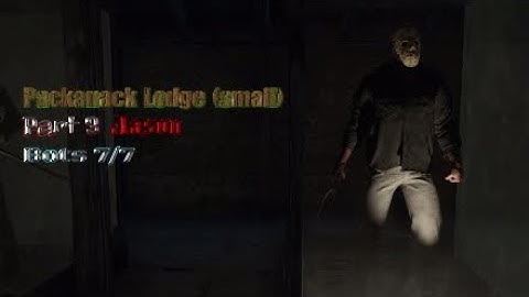 Friday the 13th the game, Packanack Lodge (small), Part 3 Jason, Bots 7/7