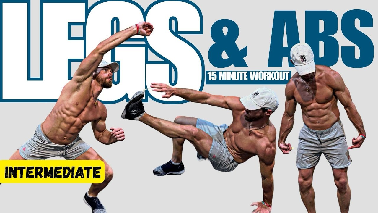 BODYWEIGHT LEG & CORE EXERCISES TO BUILD MUSCLES & TONE YOUR ABS - YouTube