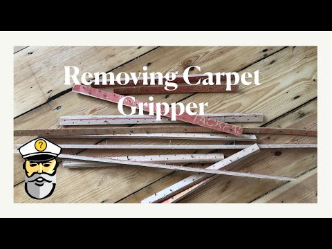 Removing Carpet Gripper