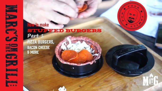 Stuffed Burgers With Stufz Burger Press