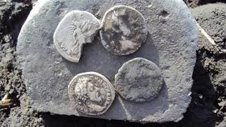 :   9 Roman coins 9