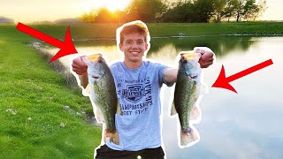 Stocking MONSTER Bass into SECRET Pond!!