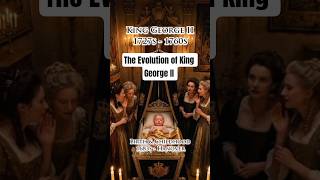 The Evolution of King George II (British Empire) 👑 #history #britishking