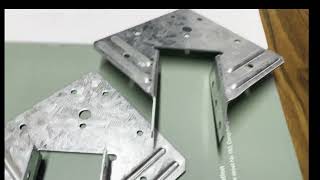 Hurricane Roof Straps for Shed Heavy Duty Galvanized Rafter Ties, Hurricane Wood Rafter Brackets