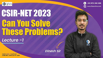 CSIR NET 2023  Most Probable Questions | IFAS