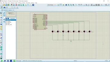 Rangkaian LED flip-flop dengan bilangan hexadesimal menggunakan proteus dan CVAVR