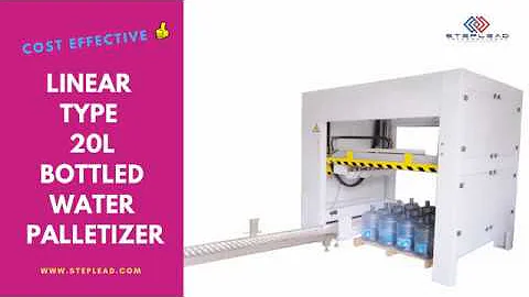 5 Gallon Bottled Water Linear palletizer - 2019 (COST EFFECTIVE)
