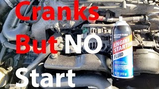 How to Start a Car that Cranks but Doesn't Start. How to Start a Car In Cold with Frozen Gas Lines.