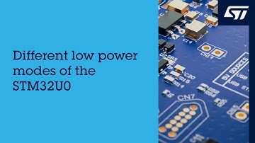 STM32U0 Workshop - Ultra-Low-Power Modes