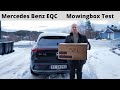 Mercedes Benz EQC Mowingbox Test - How Much Can We Fit In The Boot?