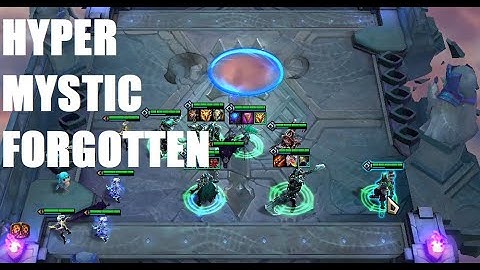 TFT Reckoning Hyper Roll - Mystic Forgotten Setup Gameplay (Hyper) [Top 20]