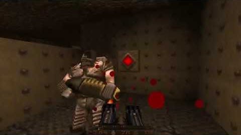 Quake (1996) Walkthrough NIGHTMARE ALL SECRETS E3M1