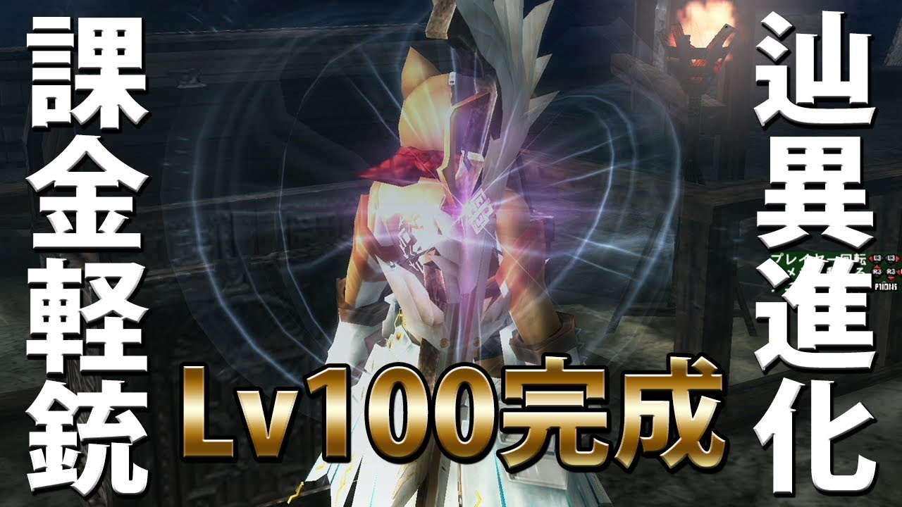 Mhf Z 実況 遂にこの瞬間が 辿異進化ライトlv100完成 Youtube