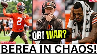 Browns QB1 Battle Gets Ugly! Shedeur Sanders Turning Berea Into Chaos! 🚨