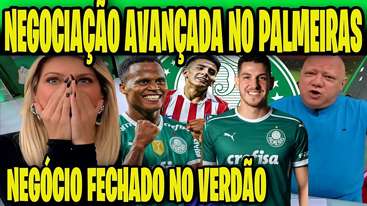 AVANÇOU NEGOCIAÇÃO ENTRE ARIAS E PALMEIRAS! RENATA FAN E RONALDÃO EM CHOQUE! VERDÃO 100%|JOGO ABERTO