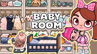 BABY ROOM IN THE MANSION WITH NEW ITEMS FROM THE PAZU AVATAR WORLD GAME