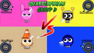 Sprunki Territory War - Quarterfinals 4: Pinki vs Funbot vs Jevin vs Coner - Ultimate Battle!