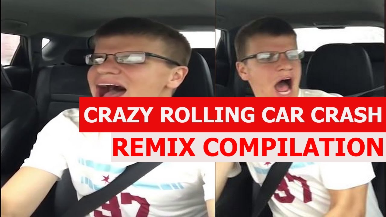 Crazy Rolling Car Crash REMIX COMPILATION