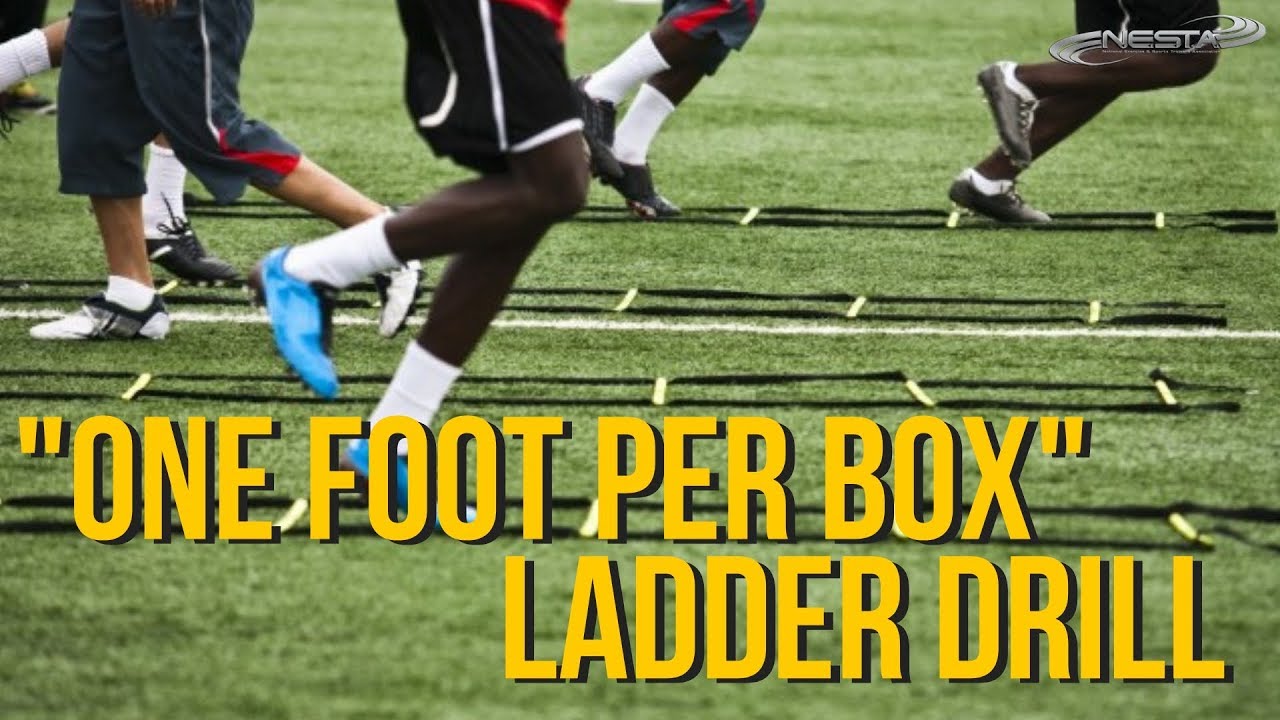 The "One Foot Per Box" Ladder Drill SAQ Drills Speed Agility