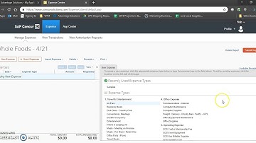 Concur Reimbursement Training