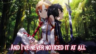 Nightcore - Yume Sekai English Sword Art Online - Lyrics