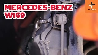Cómo cambiar Bieletas de barra estabilizadora MERCEDES-BENZ A-CLASS (W169) - vídeo guía