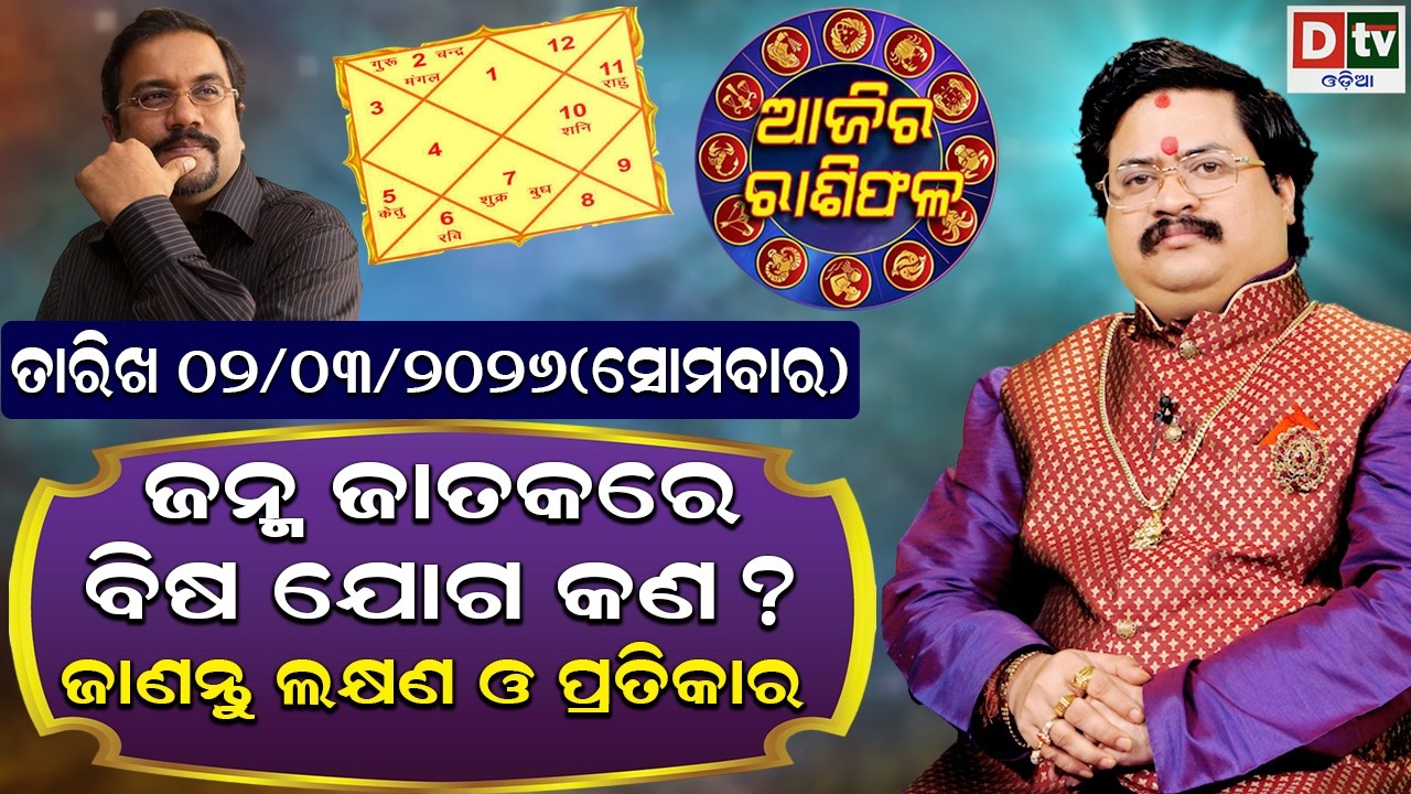 ଆଜିର ରାଶିଫଳ | 02 March 2026 ସୋମବାର | Ajira Rasifala | Dr Bhabani Shankar Mohapatra | @DTVODIA ​