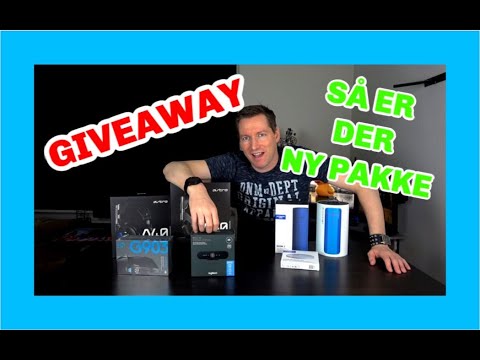 GIVEAWAY Samt unboxing af kæmpe pakke # Reklame