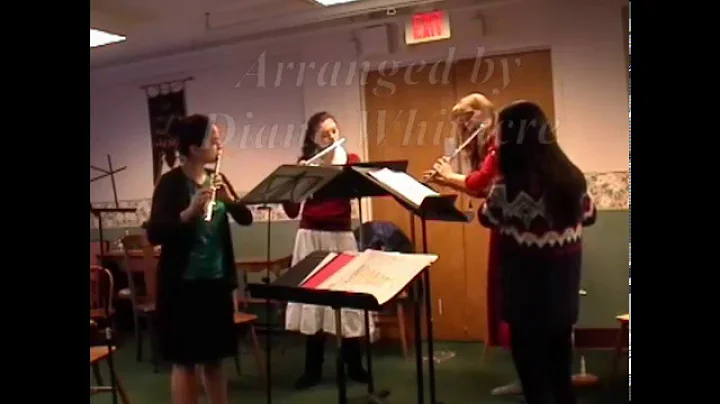 Silent Night by Diane Whitacre for Flute Quartet