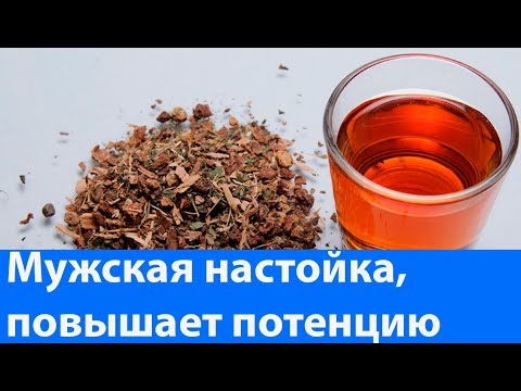 Мужская настойка - повышение потенций народными средствами