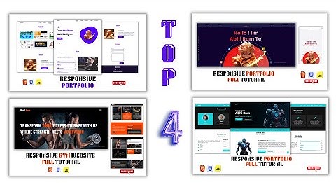 Master Frontend Web Development With 5 Real World Portfolios using html css js Beginners to Advanced