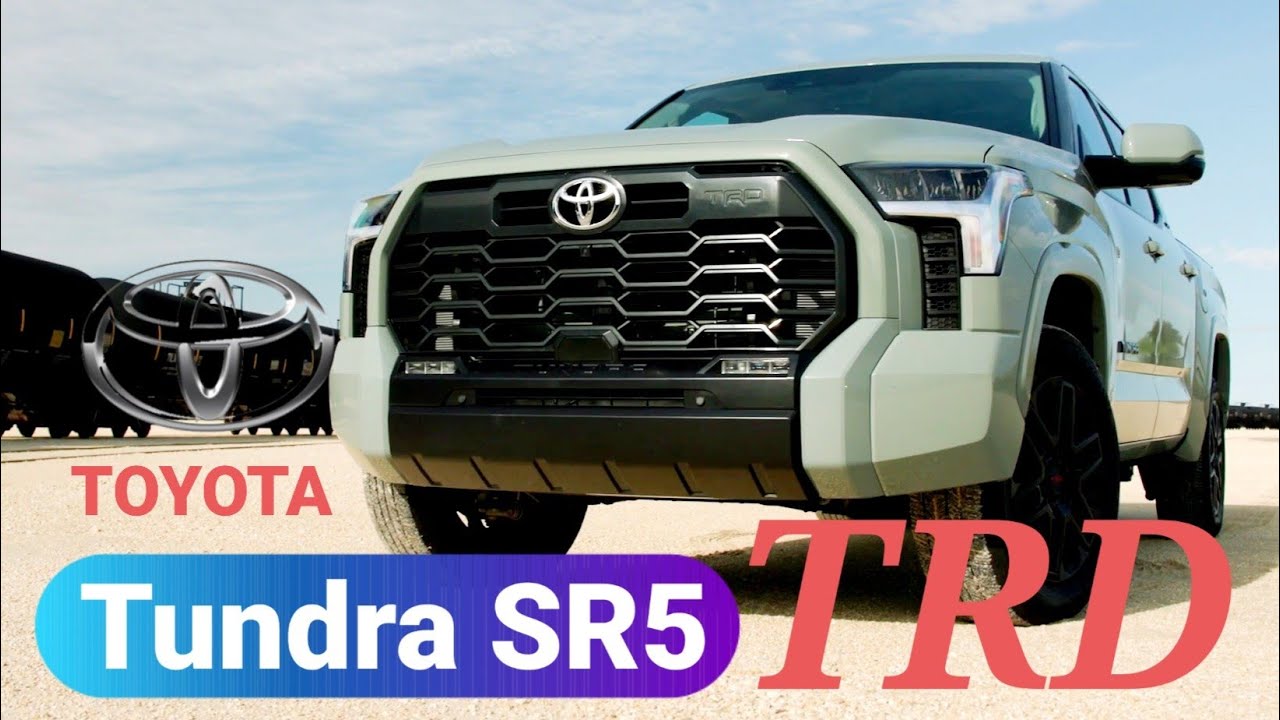Toyota Tundra SR5 TRD 2023 In Lunar Rock Color YouTube