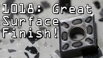Testing Kennametal Lathe Insert to get GREAT Steel Surface Finish!
