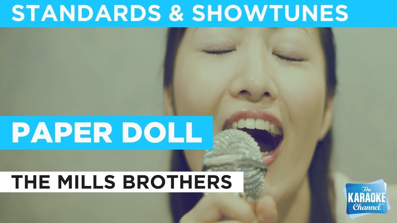 Paper Doll The Mills Brothers Karaoke with Lyrics YouTube