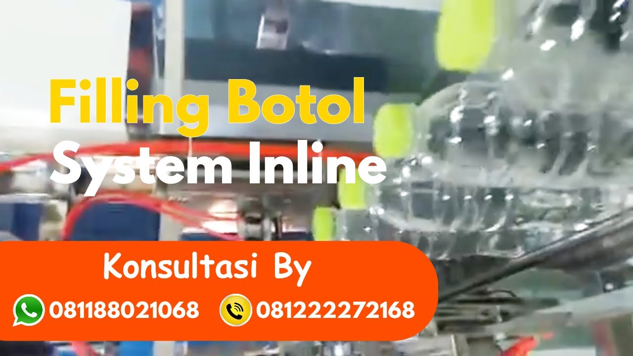 Filling botol system in line Part 2 - YouTube