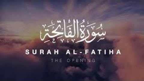 Surat Al-Fatiha (The Opener) | AYAT | Jussuf Khalaf | يوسف خلف | سورة الفاتحة