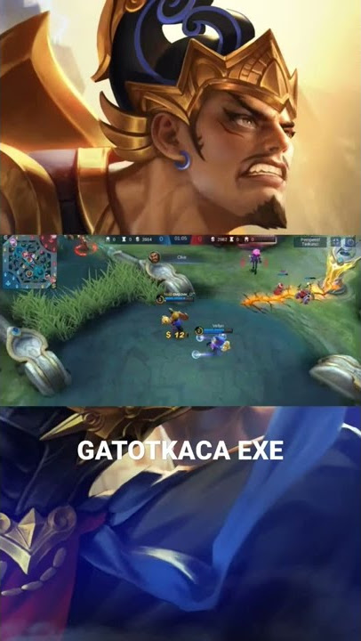GATOTKACA EXE MEME #shorts #mobilelegends #gatotkaca