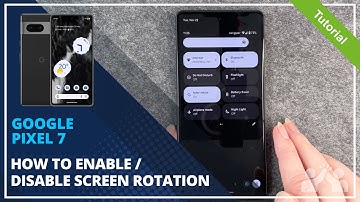 Google Pixel 7 - How to enable / disable screen rotation - 📱• 🔄 • 🙅🏼‍♂️ •Tutorial
