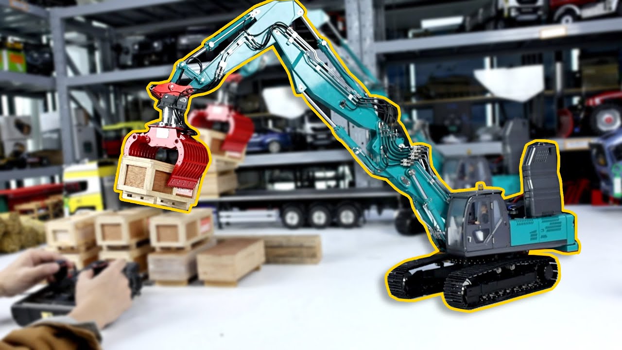 Epic time lapse video of the KABOLITE 1/14 K350 200 RC Hydraulic Excavator in action!