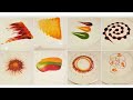 Types of Colorful Plating techniques | Part 1| Art on the plate| By MONIKA TALWAR