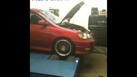 Toyota xrs 06 dyno ~200whp
