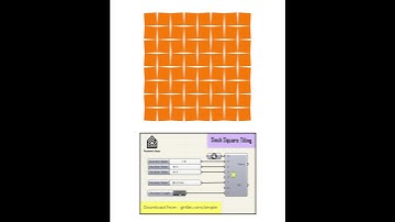 Grasshopper Command (Snub Square Tiling) #shorts