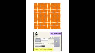 Grasshopper Command (Snub Square Tiling) #shorts