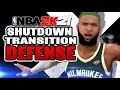 NBA 2K21 SHUTDOWN Transition Defense!  Defense Tips & Tutorial