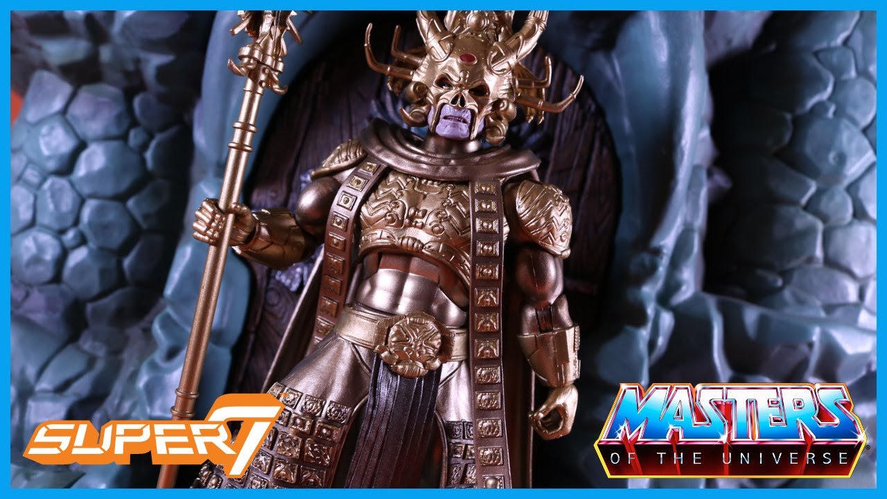 Super7 Masters of the Universe Classics William Stout 1987 Movie GOD  SKELETOR Action Figure Review - YouTube