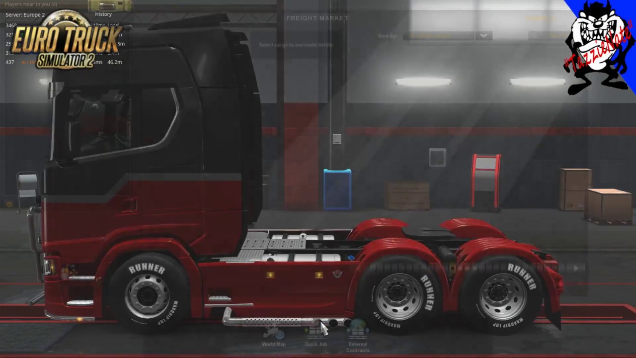 Euro truck simulator Live Stream with TazzieNate  - load after load after load Ets 2